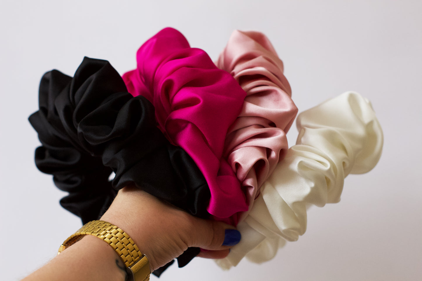 Luxury Silk Scrunchie Headband