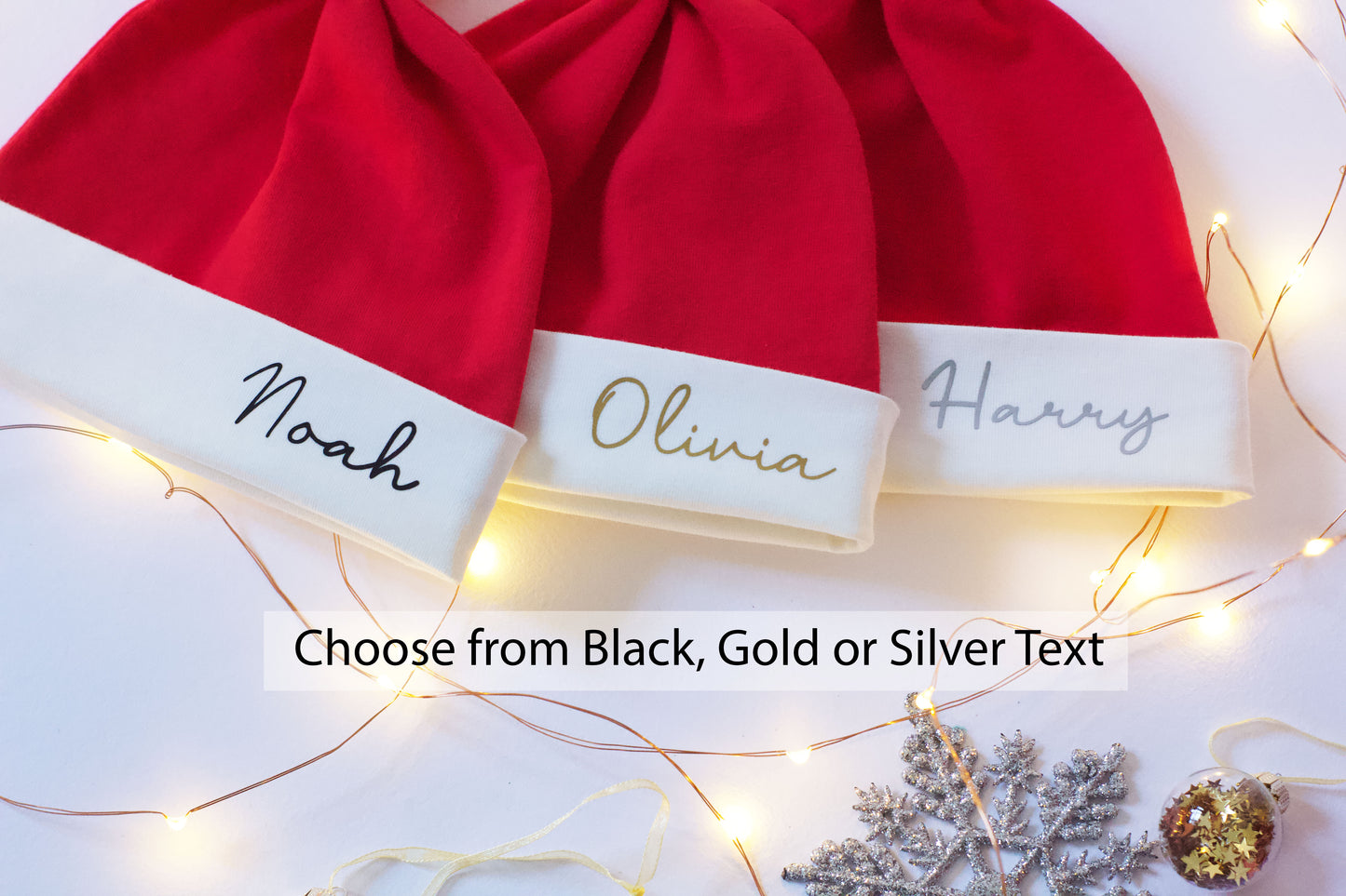 Personalised Baby Christmas Hat